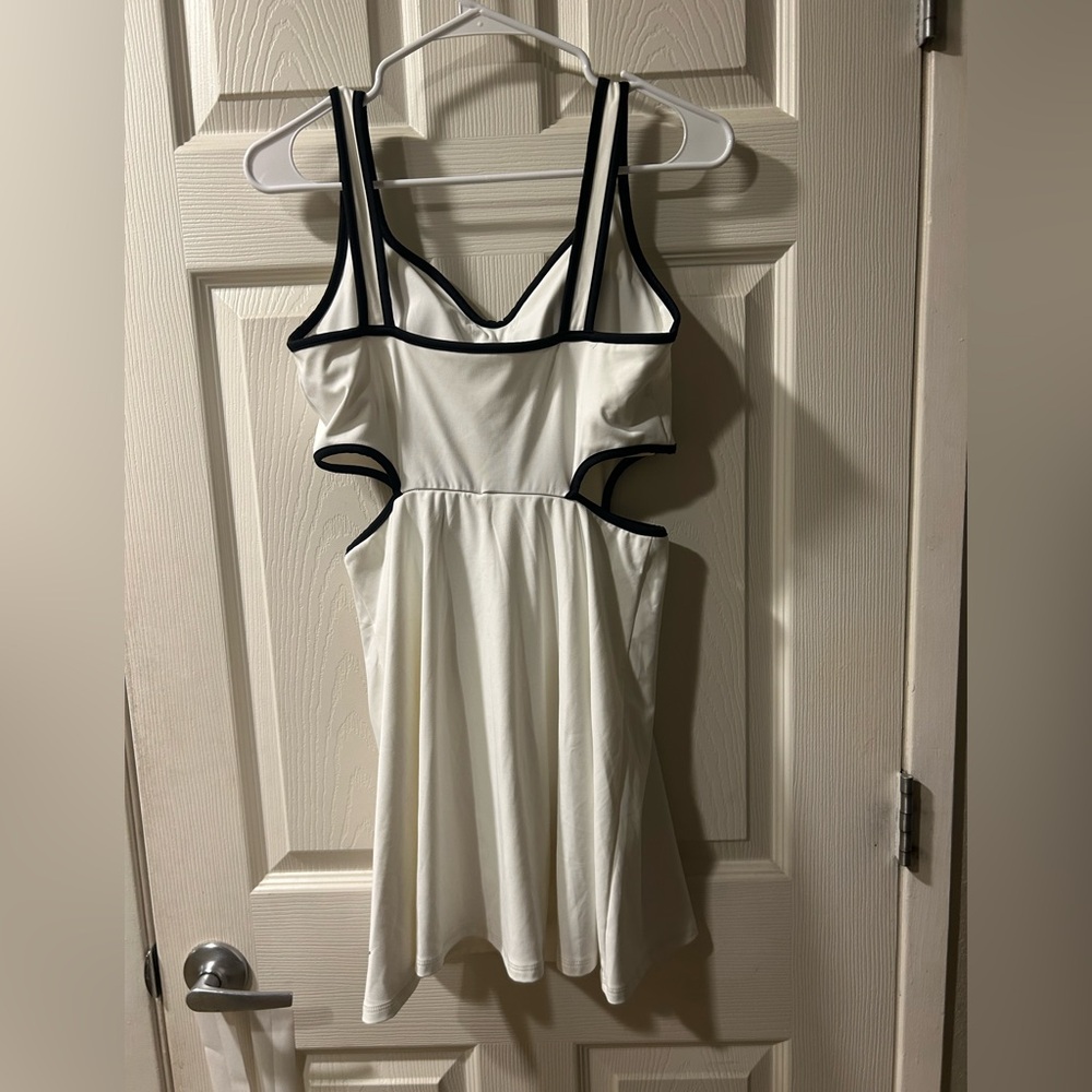 NWT White Active Old Navy Dress- Built in shorts!